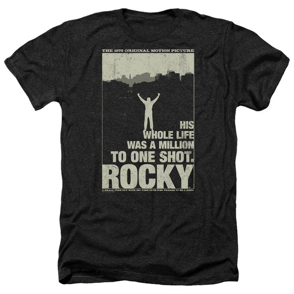 Rocky - Silhouette Adult Regular Fit Heather Short Sleeve