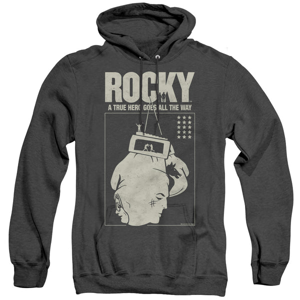 Rocky - The Hero Adult Heather Hoodie