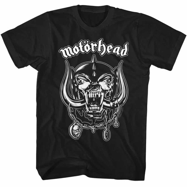 Motorhead Snaggletooth And Logo- S/S Tshirt
