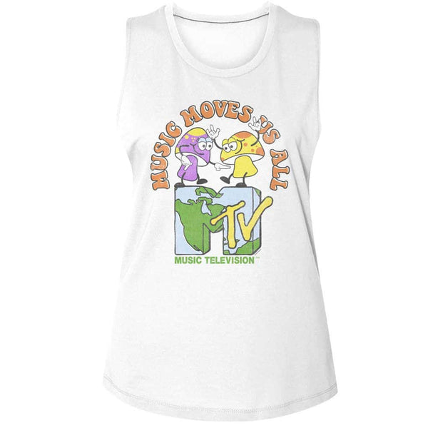MTV Music Moves Us All-Ladies Muscle Tank
