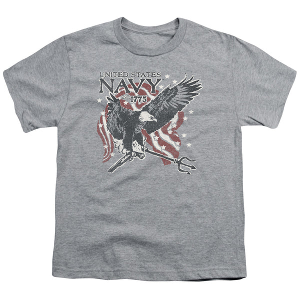 Navy - Trident Youth Short Sleeve