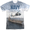 Navy - Over And Under Adult Regular Fit Short Sleeve 100% Poly