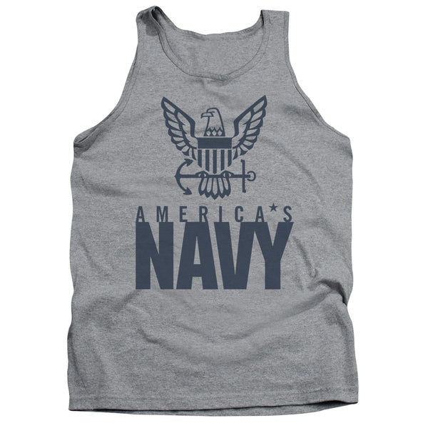 Navy - Eagle Logo Adult Tank Top
