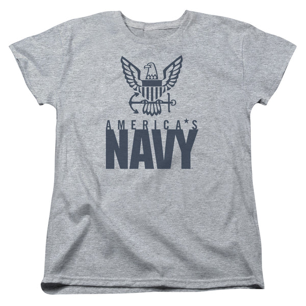 Navy - Eagle Logo Women's Short Sleeve