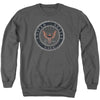 Navy - Rough Emblem Adult Crewneck Sweatshirt