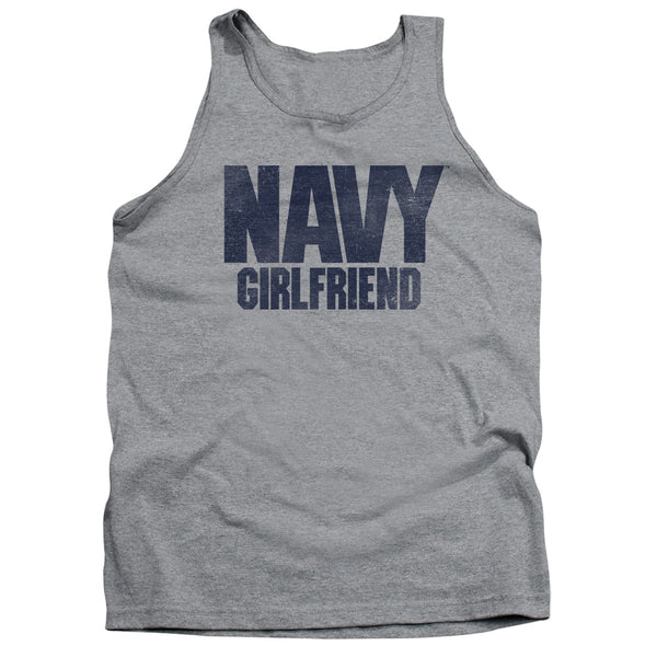 Navy - Girlfriend Adult Tank Top