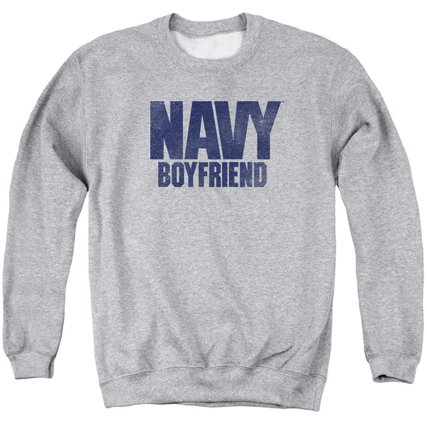 Navy - Boyfriend Adult Crewneck Sweatshirt