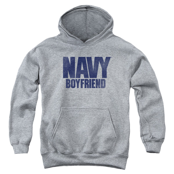 Navy - Boyfriend Youth Hooded Sweatshirt
