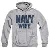 Navy - Wife Adult Pullover Hoodie