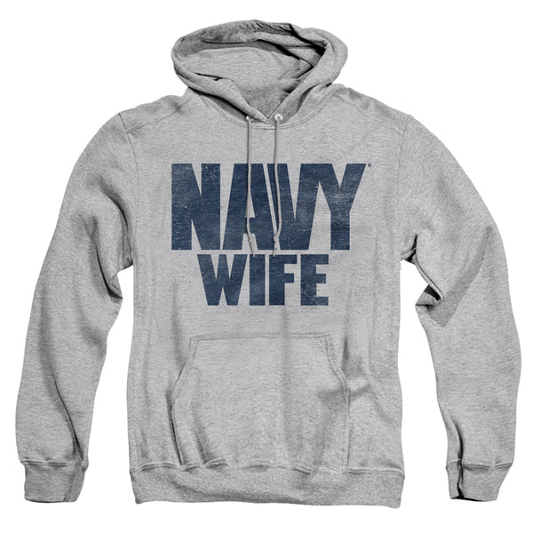 Navy - Wife Adult Pullover Hoodie
