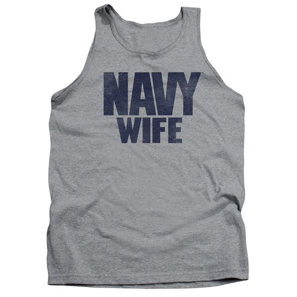 Navy - Wife Adult Tank Top