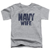 Navy - Wife Toddler Short Sleeve