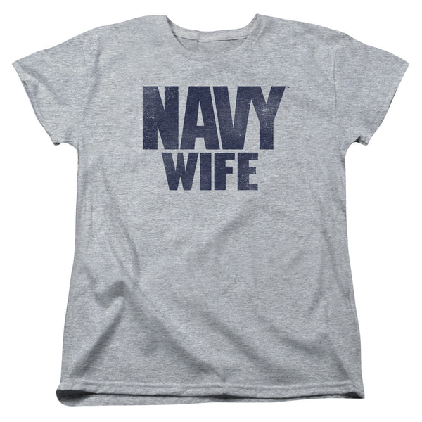 Navy - Wife Women's Short Sleeve