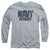 Navy - Husband Adult Long Sleeve