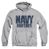 Navy - Brother Adult Pullover Hoodie