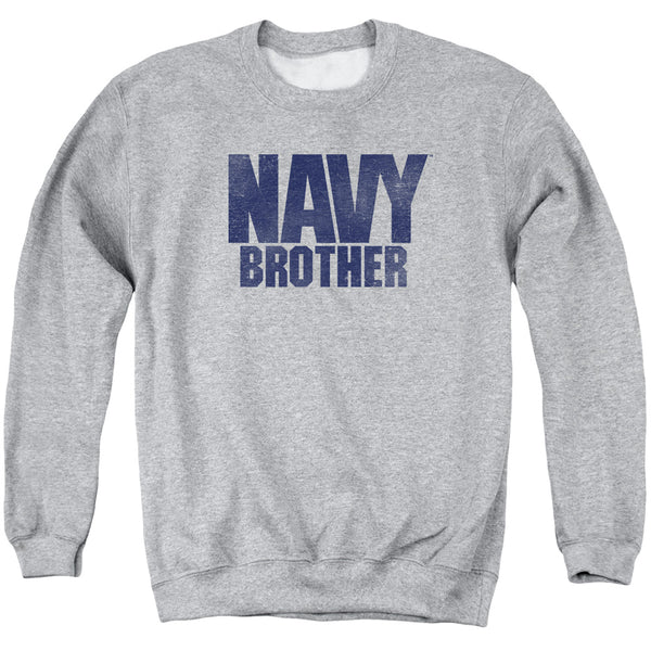 Navy - Brother Adult Crewneck Sweatshirt