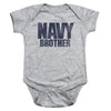 Navy - Brother Infant Snapsuit
