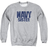 Navy - Sister Adult Crewneck Sweatshirt