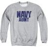 Navy - Aunt Adult Crewneck Sweatshirt