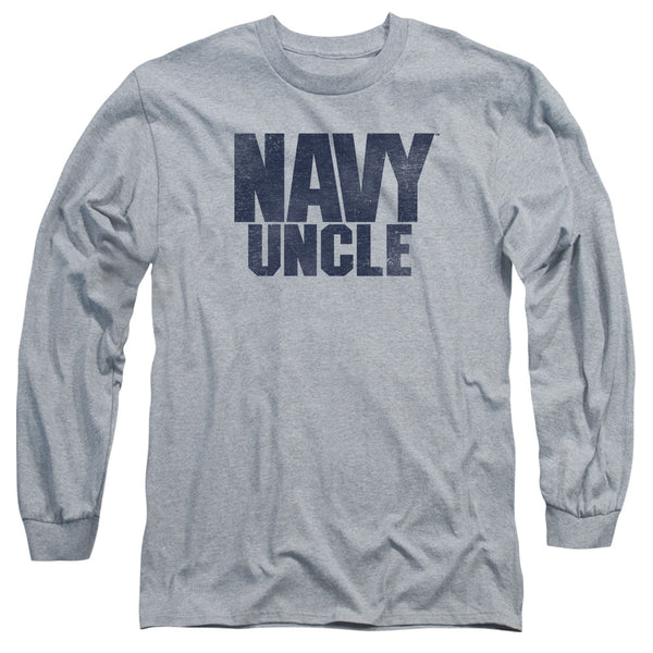 Navy - Uncle Adult Long Sleeve