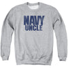 Navy - Uncle Adult Crewneck Sweatshirt