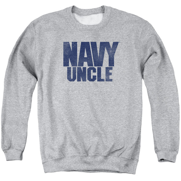 Navy - Uncle Adult Crewneck Sweatshirt
