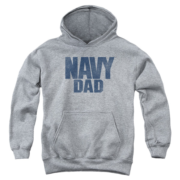 Navy - Navy Dad Youth Hooded Sweatshirt