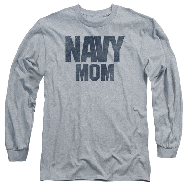 Navy - Navy Mom Adult Long Sleeve