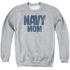 Navy - Navy Mom Adult Crewneck Sweatshirt