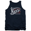 Navy - Stars Adult Tank Top