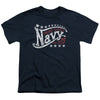 Navy - Stars Youth Short Sleeve
