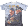 Navy - Long Gaze Adult Regular Fit Short Sleeve 65 - 35 Poly - Cotton