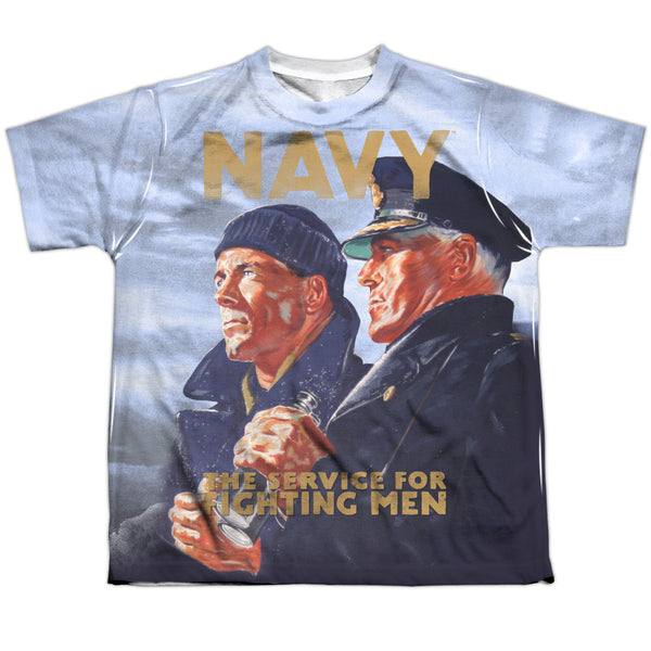 Navy - Long Gaze Youth Short Sleeve 100% Poly