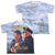 Navy - Long Gaze (Front - Back Print) Youth Short Sleeve 100% Poly