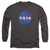 Nasa - Meatball Logo Distressed Adult Long Sleeve