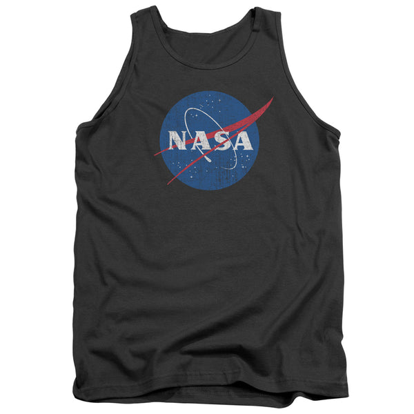 Nasa - Meatball Logo Distressed Adult Tank Top