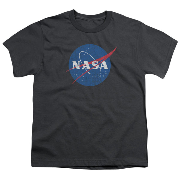 Nasa - Meatball Logo Distressed Youth Short Sleeve