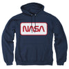 Nasa - Rectagular Worm Logo Adult Pullover Hoodie