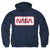 Nasa - Rectagular Worm Logo Adult Pullover Hoodie