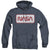 Nasa - Rectagular Worm Logo Adult Heather Hoodie