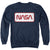 Nasa - Rectagular Worm Logo Adult Crewneck Sweatshirt