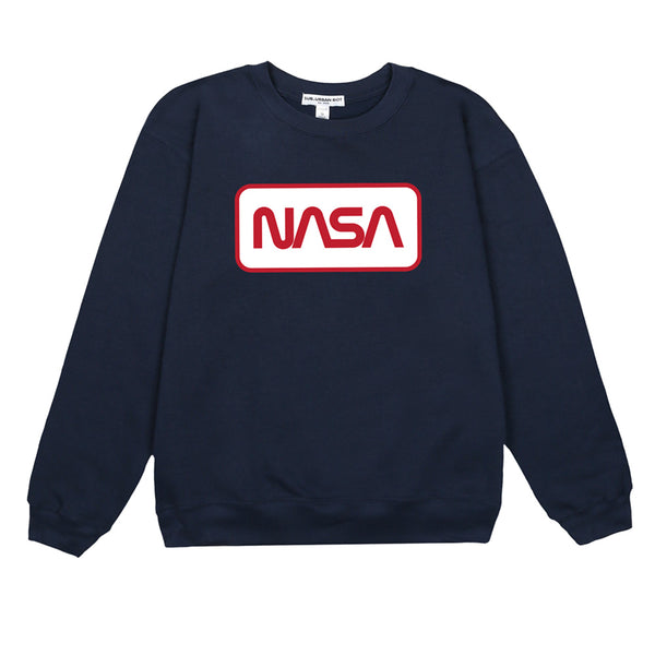 Nasa - Rectagular Worm Logo Williow Sweatshirt