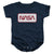 Nasa - Rectagular Worm Logo Infant Snapsuit