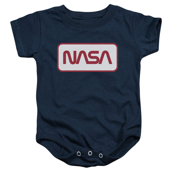 Nasa - Rectagular Worm Logo Infant Snapsuit