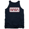 Nasa - Rectagular Worm Logo Adult Tank Top