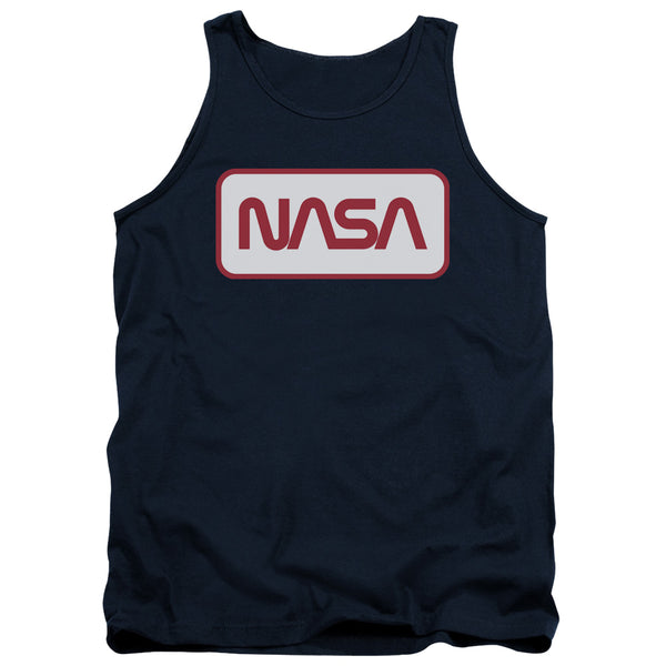 Nasa - Rectagular Worm Logo Adult Tank Top