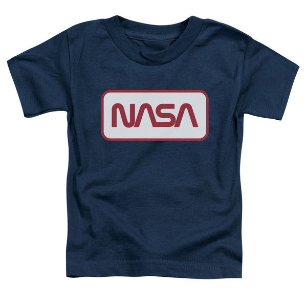 Nasa - Rectagular Worm Logo Toddler Short Sleeve