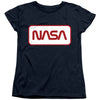 Nasa - Rectagular Worm Logo Women's Short Sleeve