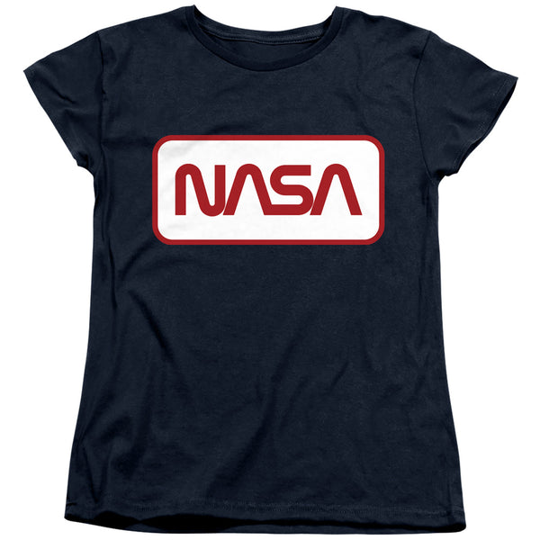Nasa - Rectagular Worm Logo Women's Short Sleeve