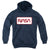 Nasa - Rectagular Worm Logo Youth Hooded Sweatshirt